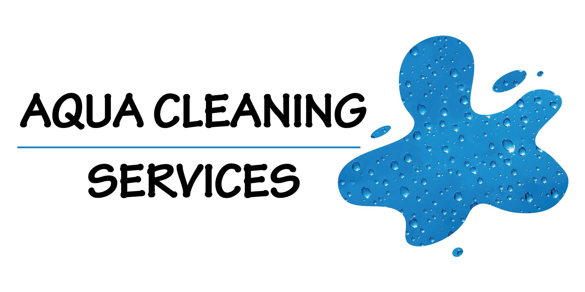 Aqua cleaning service logo